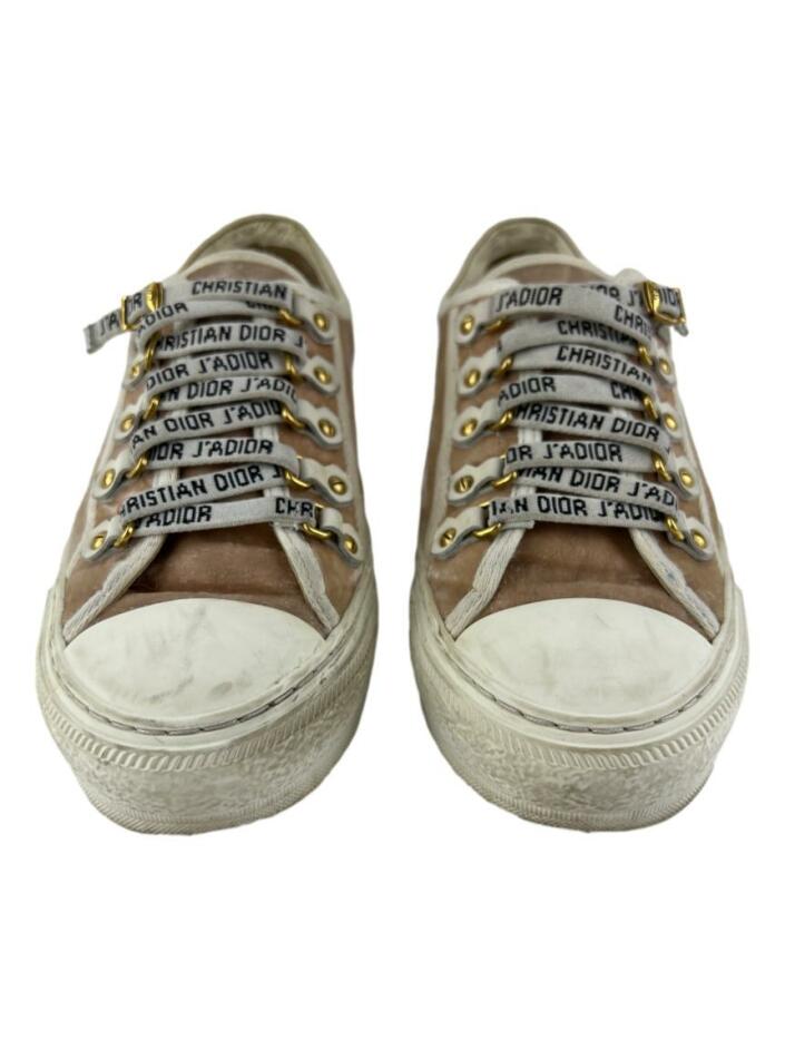 Tênis Christian Dior Walk'N'Dior Veludo Rosa - HCO39 Original