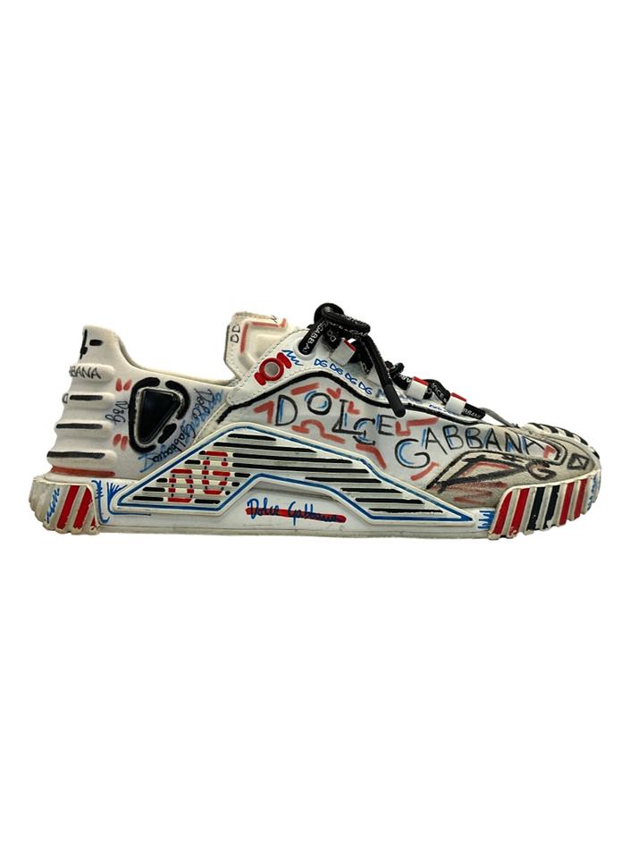 Tênis Dolce & Gabbana Graffiti Estampado - DEXL6 Original