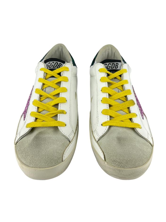Tênis Golden Goose Deluxe Brand Super-Star Branco - AEVS275