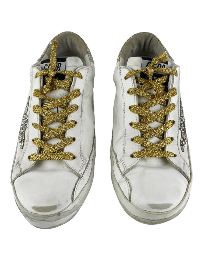 Tênis Golden Goose Deluxe Brand Super Star Branco - BNB498