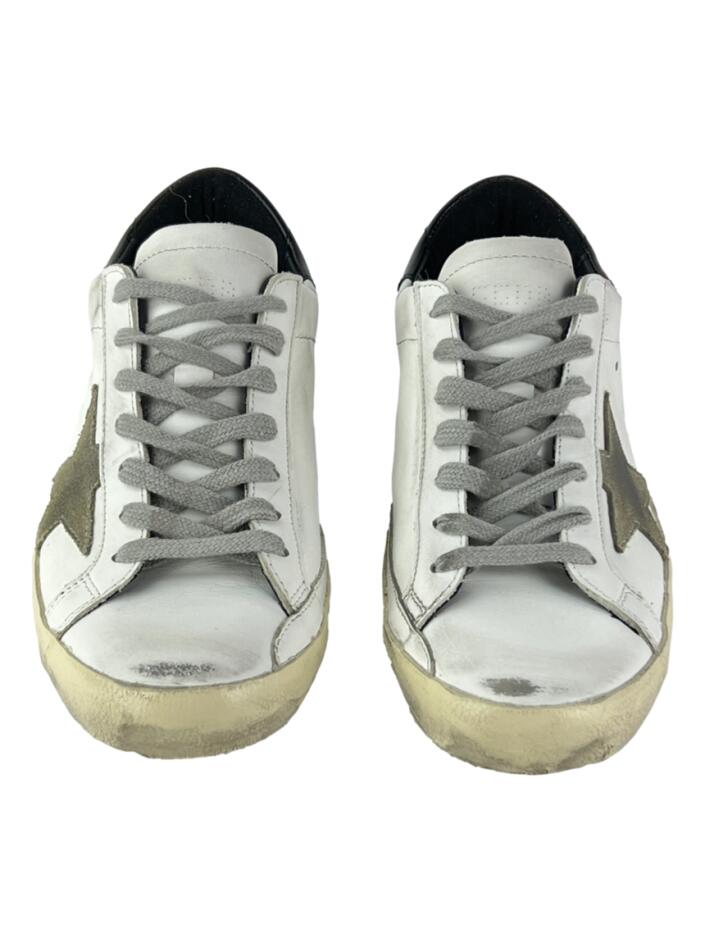Tênis Golden Goose Deluxe Brand Super-Star Branco - YD545 Original