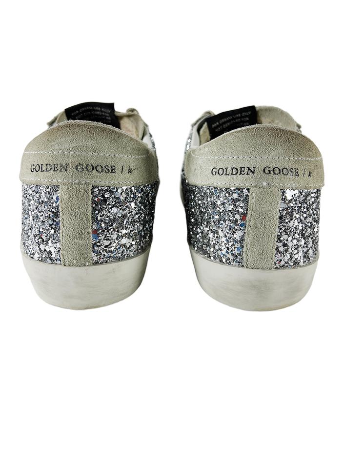 Tênis Golden Goose Deluxe Brand Super Star Glitter Prateado DBAK2 — free download