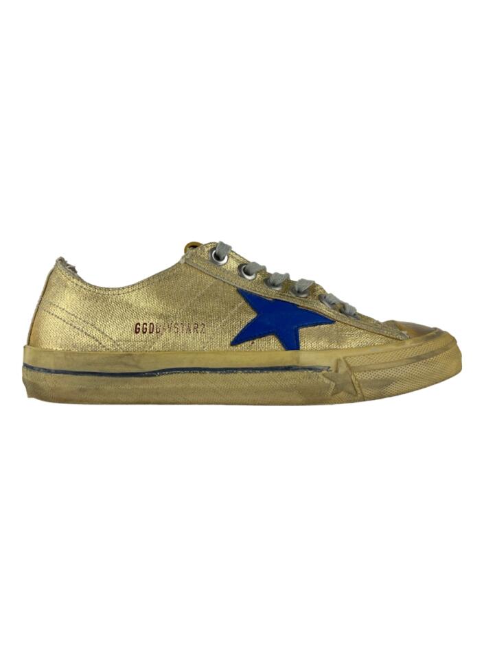 Tênis Golden Goose Deluxe Brand V-Star2 Dourado - CHLC2 Original