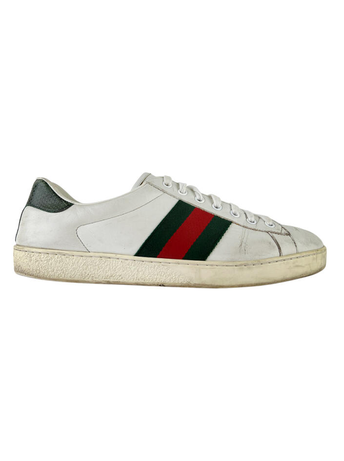 Tênis Gucci Ace Branco - BJRC1 Original | Etiqueta Única