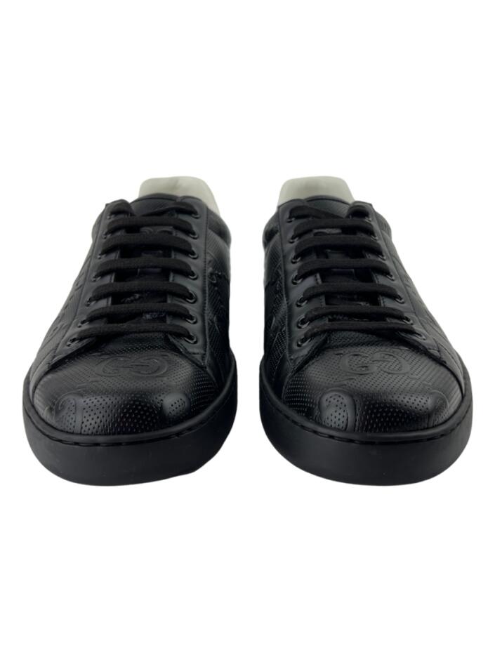 Tênis Gucci Ace GG Preto - NGU15 Original | Etiqueta Única