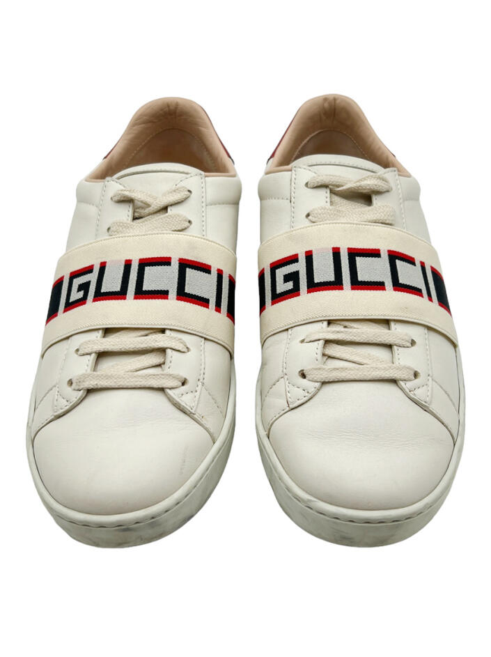 Tênis Gucci Ace Stripe Branco - CKUP2 Original | Etiqueta Única