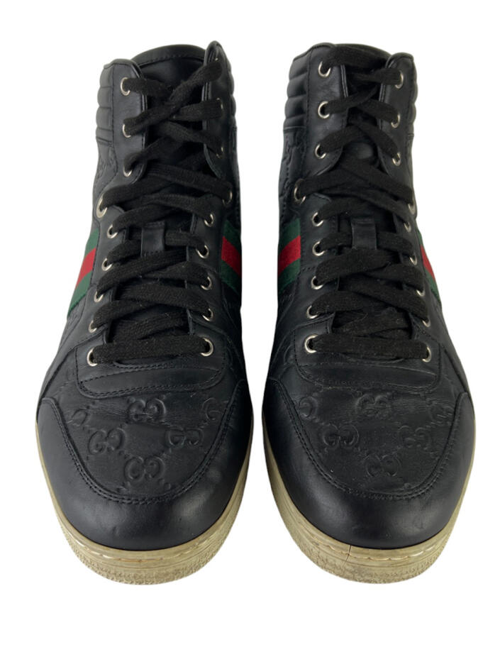 Tênis Gucci Guccissima Preto - BJRC9 Original | Etiqueta Única
