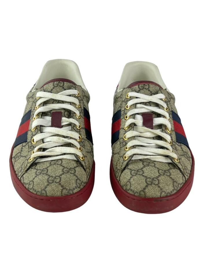 Tênis Gucci New Ace Supreme Monograma - CFCZ1 Original | Etiqueta