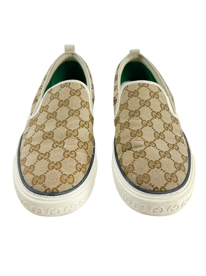 Tênis Gucci Tennis 1977 Slip On GG Monograma - CWEU2 Original