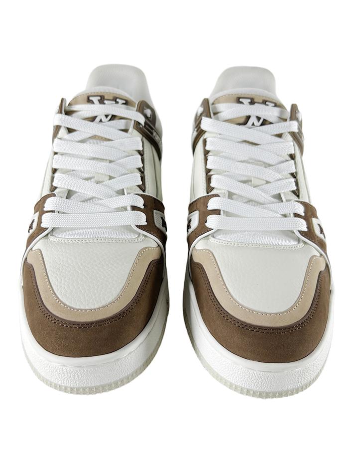 Tênis Louis Vuitton LV Trainer Marrom - DBCJ5 Original | Etiqueta