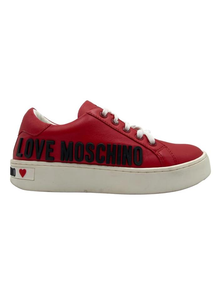 Tênis Love Moschino Couro Vermelho - PNC131 Original | Etiqueta Única