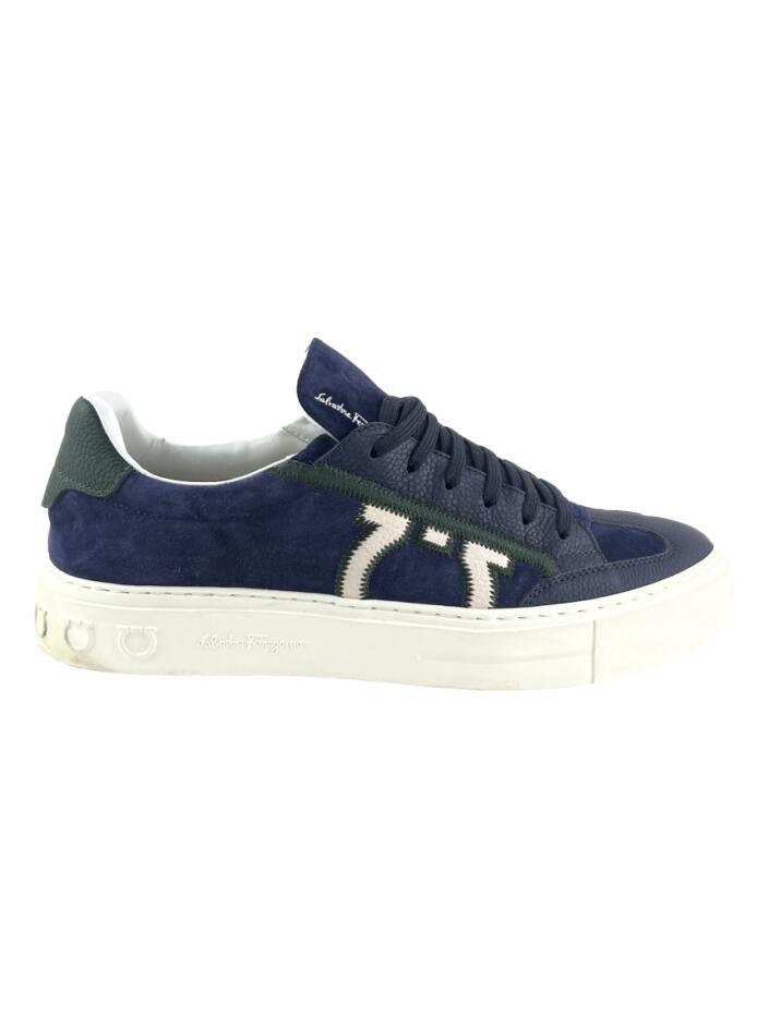 Tênis Salvatore Ferragamo Borg Azul - AEYG9 Original | Etiqueta Única