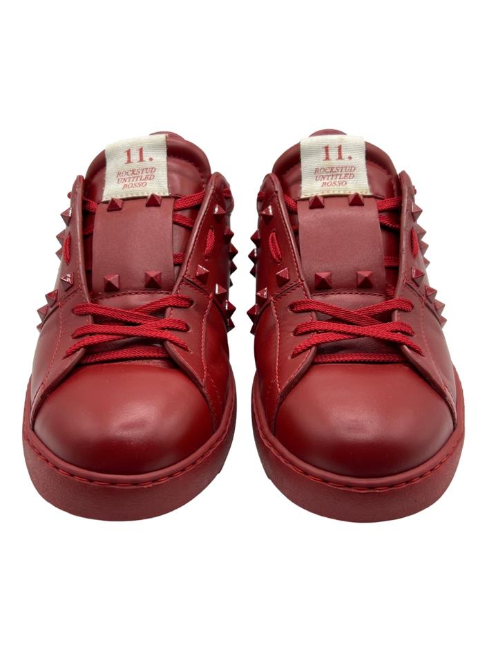 Tênis Valentino 11. Rockstud Untitled Rosso Vermelho - PHG42