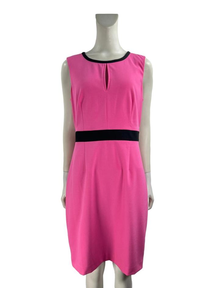 Vestido Calvin Klein Tecido Rosa CNDU44 Original Etiqueta Única