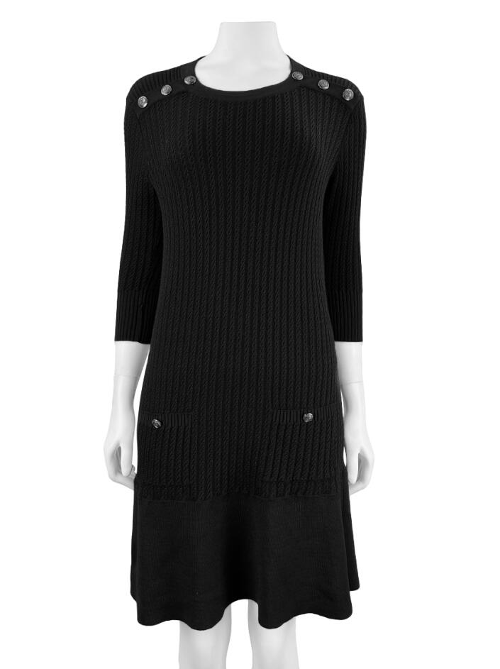 Chanel Vestidos Preto Viscose ref.1161687 - Joli Closet