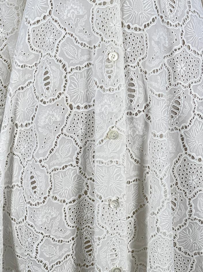 Vestido Christian Dior Bordado Branco - DZB1155 Original