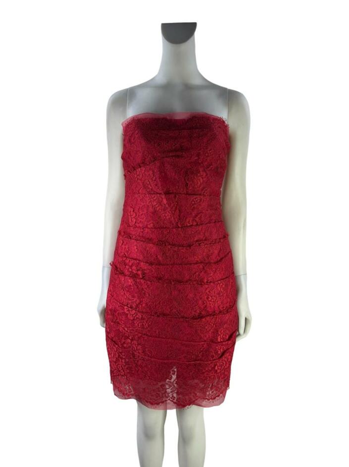 Vestido dolce hot sale gabbana vermelho