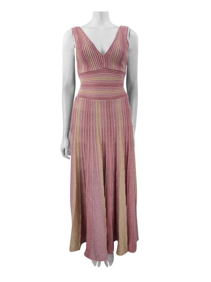 Vestido Galeria Tricot Sunset Rosa GMK1 Original Etiqueta Única