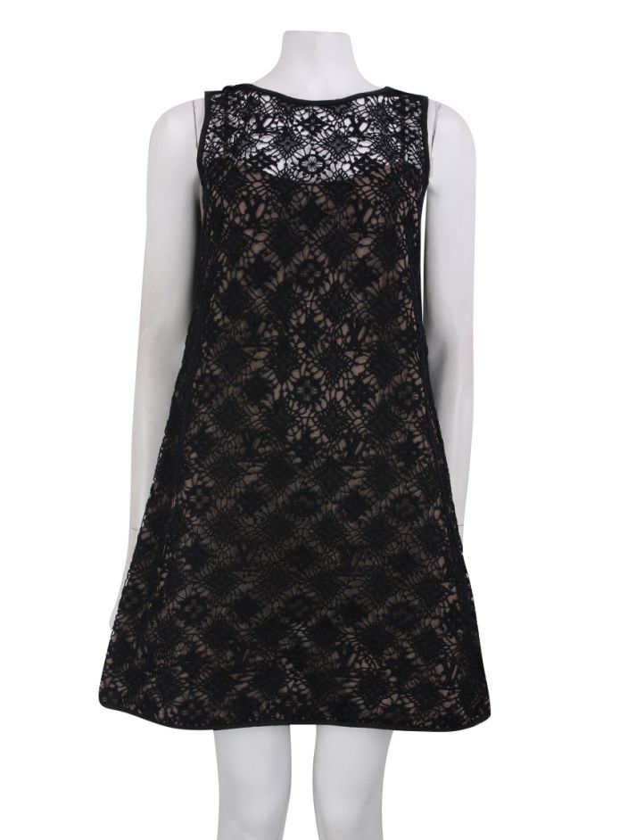 Vestido Louis Vuitton Curto Preto Original - CNY100