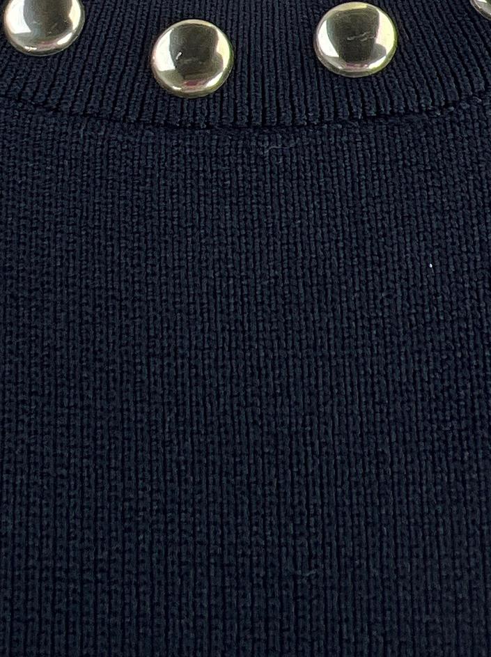 Vestido Michael Kors Tecido Preto Pedraria - IS614 Original | Etiqueta ...