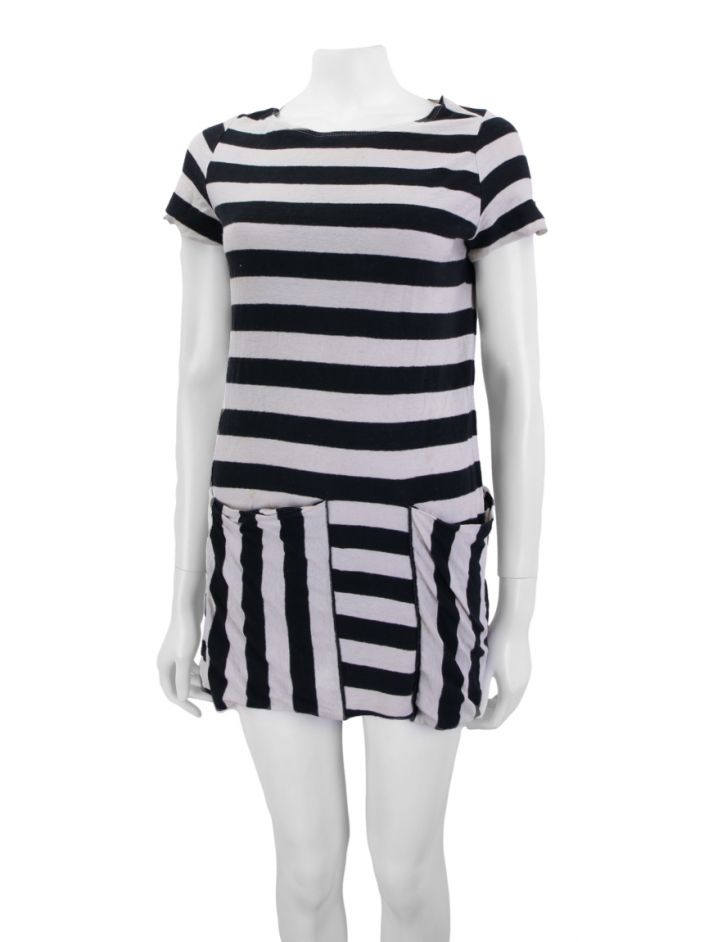 Vestido Osklen Mini Curto Listrado Original - SRM43 | Etiqueta Única