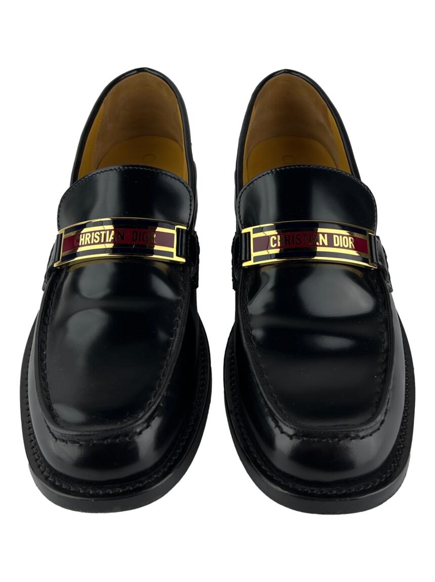 Loafer Christian Dior Code Couro Preto Original BKF57 Etiqueta Única