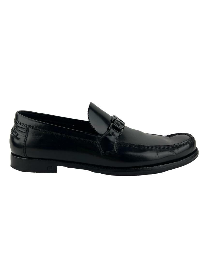 Loafer Louis Vuitton Couro Preto Original BJMY2 Etiqueta Única