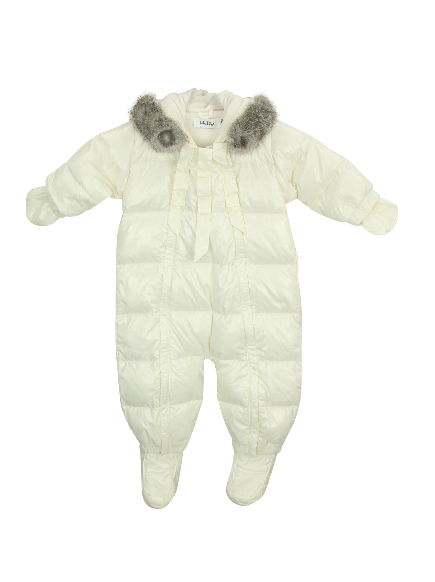 Macacão Baby Dior Nylon Off White Infantil - FMC198 Original