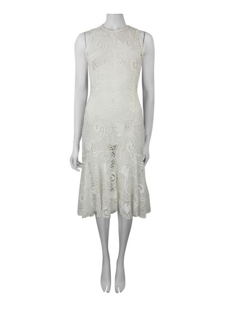 Vestido Loft747 Vanusa Renda Off-White