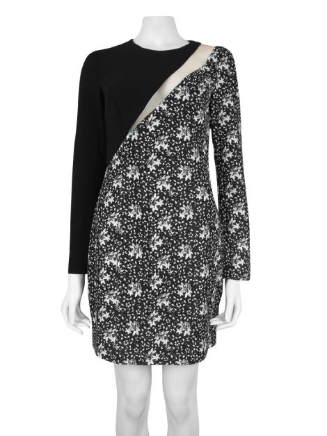 Vestido Skazi Manga Longa Estampado
