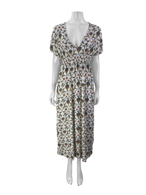 Vestido YSLA Estampado Longo