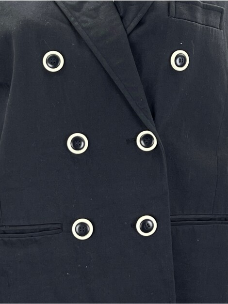 Blazer Yves Saint Laurent Vintage Tecido Preto