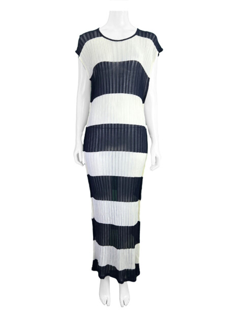 Vestido Magrella Tricô Listrado