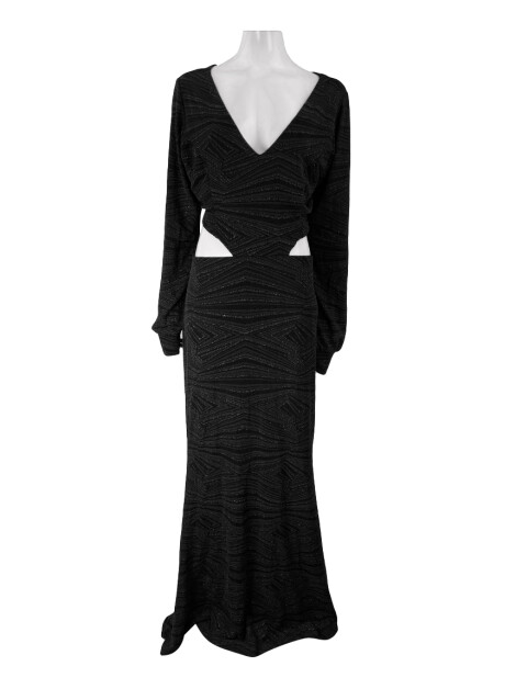 Vestido Kika Simonsen Recortes Glitter