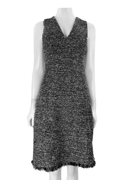 Vestido Mara Mac Tweed Bicolor