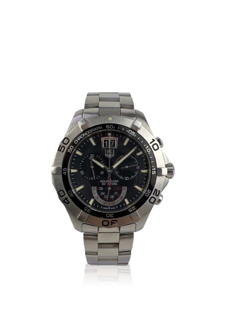 Rel gio Tag Heuer Aquaracer Cronograph Quartzo Prateado Original