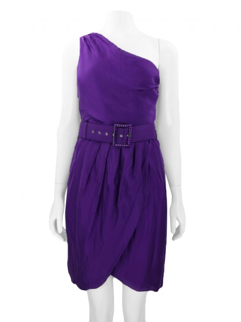 Vestido Barbara Bela Seda Roxo