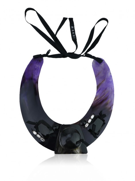 Colar Marni Acetato Roxo