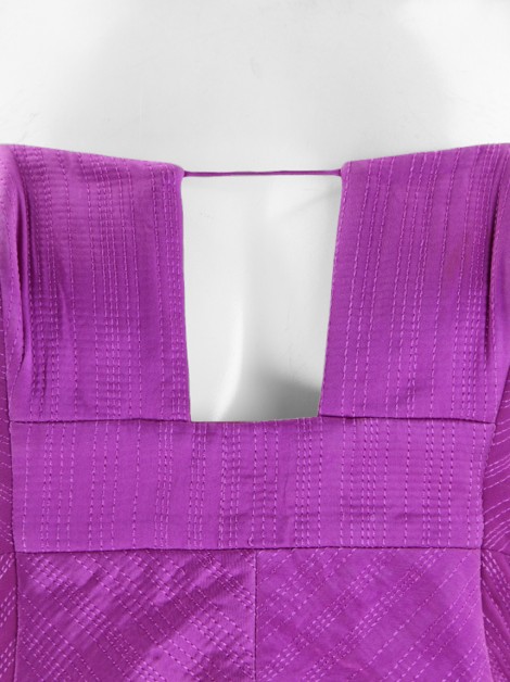 Vestido André Lima Seda Babados