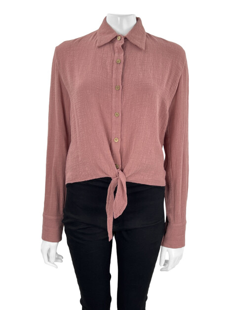 Blusa Resort Couture Amarração Rosa