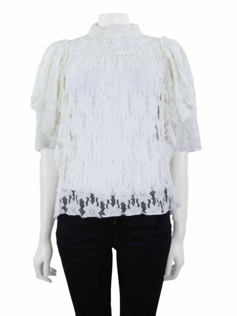 Blusa Étoile Isabel Marant Vetea Branca