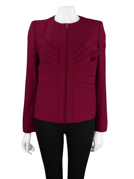 Blazer Luisa Spagnoli Lã Bordô