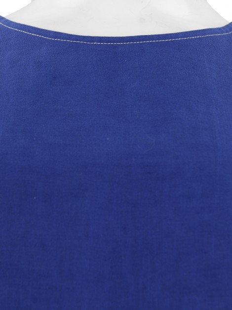 Blusa Sardina  Mica Linho Azul