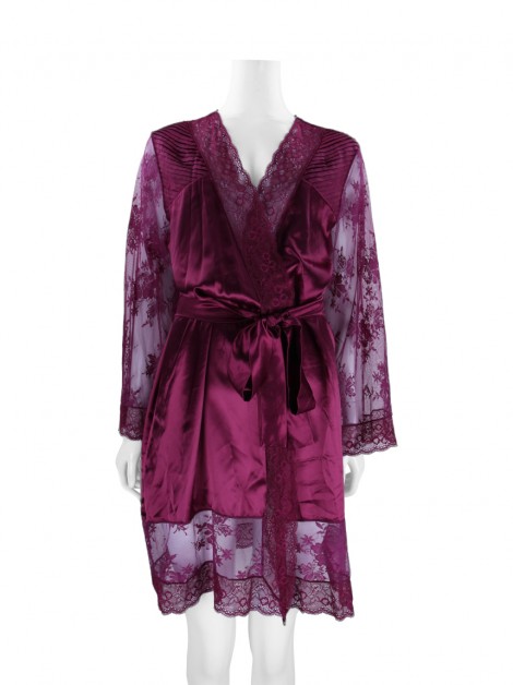 Robe Fruit De La Passion Renda Fúcsia