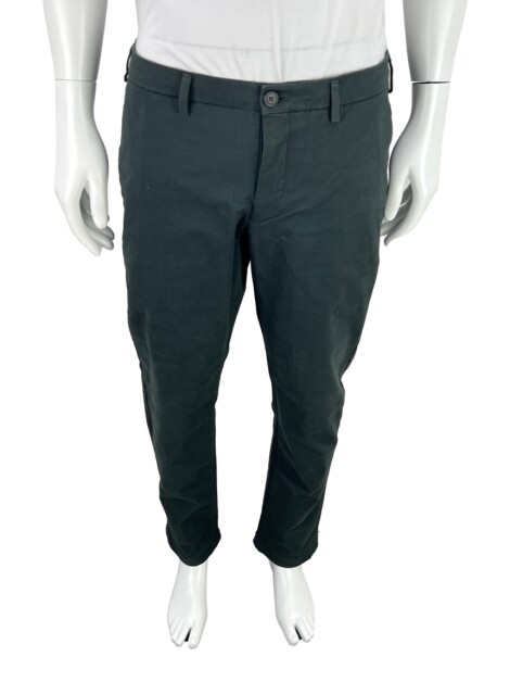 Calça Uniqlo Tecido Reta Verde