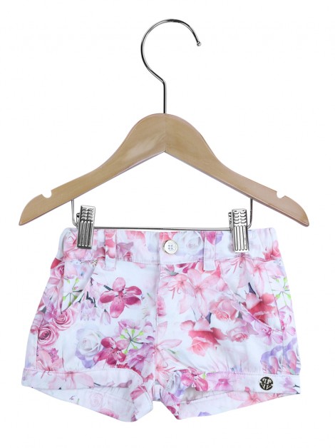 Shorts Paola Bimbi Floral Infantil
