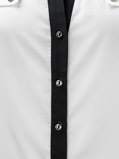 Blusa Adolfo Dominguez Tecido Off-White