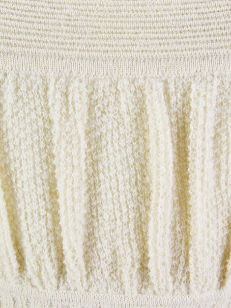 Blusa Catherine Malandrino Tricot Bege