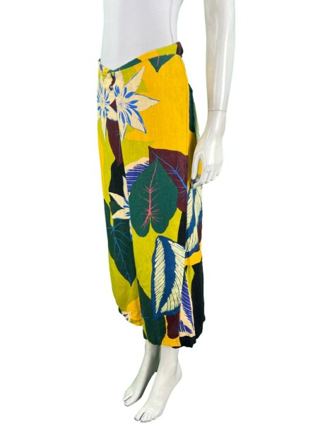 Calça Cantão Pantacourt Estampada Floral