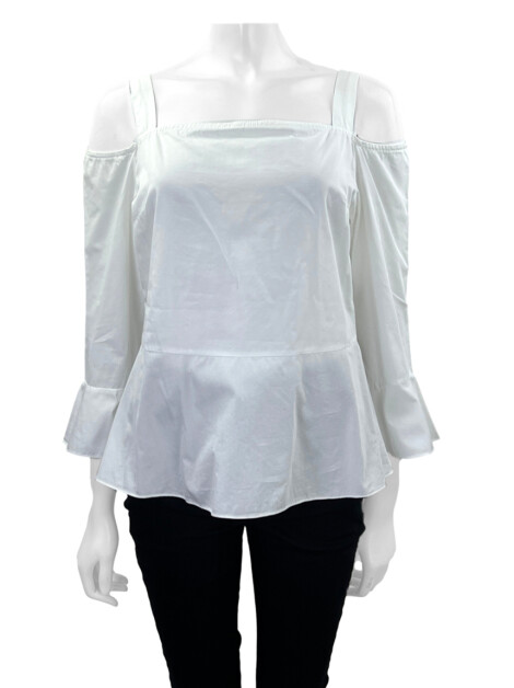 Blusa Lucidez Tecido Branco